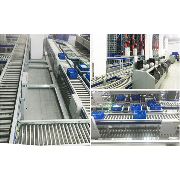 Carton Sorting Conveyor System Flexible Gravity Roller Conveyor System Logistics Sorting Warehouse Storage Rack