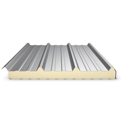 Moderno Design Estilo PU Roofing Foam Isolation Sandwich Panel para Parede de Armazém