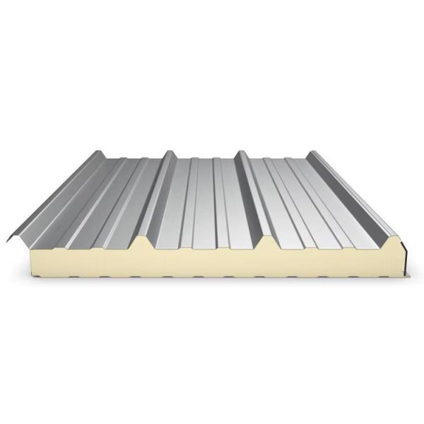 Sandwich de placa de isolamento moderna para telhado de metal de armazém com PU XPS PIR de lã de rocha
