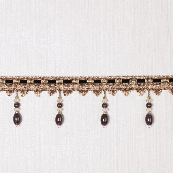 Handmade fashionable chain beads lace tassels fringes for curtain/sofa/pillow decoration