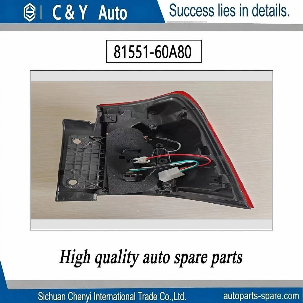 81561‑60A80 Left Tail Light 81551‑60A80 Right Tail Lamp Rear Lighting Repair Parts For Toyota Prado