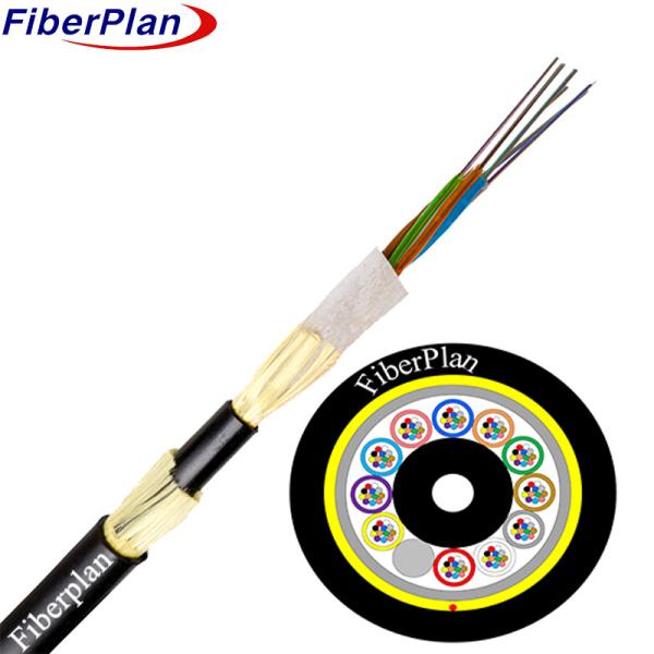 Double Sheath Kevlar Yarn Reinforced Adss Fiber Optic Cable Manufacturer