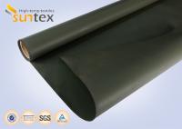 32-34 once. Tissu enduit de silicone ignifuge de fibre de verre pour les rideaux de soudure