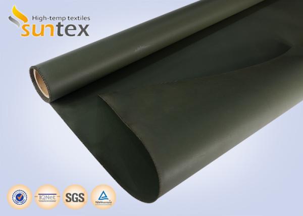 a tela revestida da fibra de vidro do silicone de 1.6mm para soldar drapeja e tampa removível da isolação