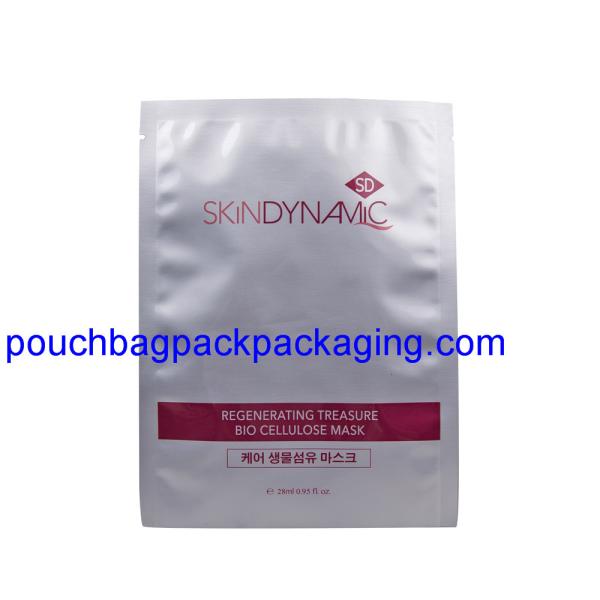 Aluminium packaging bag printed, heat seal pack foil bag for beverage 296ml