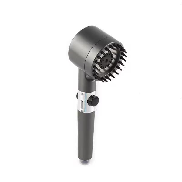 Plastic Bathroom Shower Head Filter Hand Shower Massage with Adjustable Water Pressure