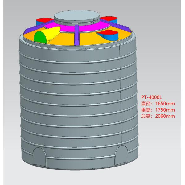 4000 Liters Roto Mold Water Tank Non Toxic Tasteless