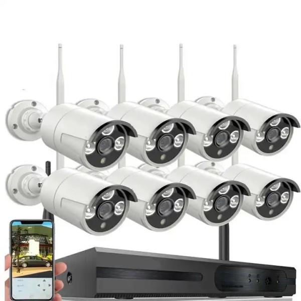 Погодостойкая конюшня системы 64Kbps камеры канала CCTV 8 беспроводная