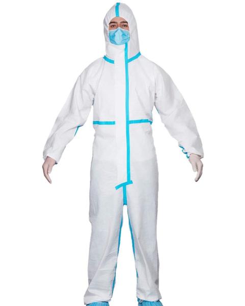 High Quality Disposal Coverall Suit Microporous Disposable Coverall Type 5/6 Disposable Coverall Suit