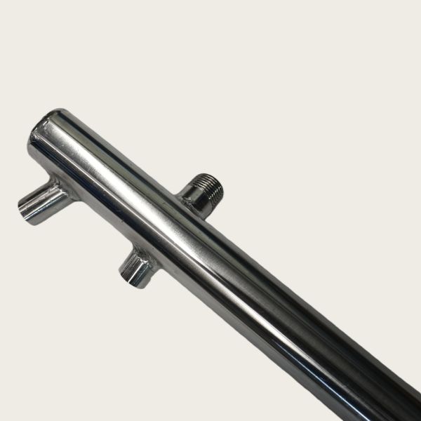 High-Pressure Resistant Stainless Steel Spray Bar Assembly - Left/Right Independent Adjustable Telescopic Spray Bar for Road & Guardrail Cleaning