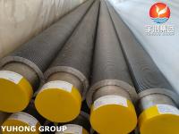 ASTM A376 TP347H 熱交換器用固体フィンチューブ