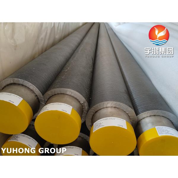 ASTM A376 TP347H HFW Finned Tubes For Process Gas Heater And Process Gas Cooler