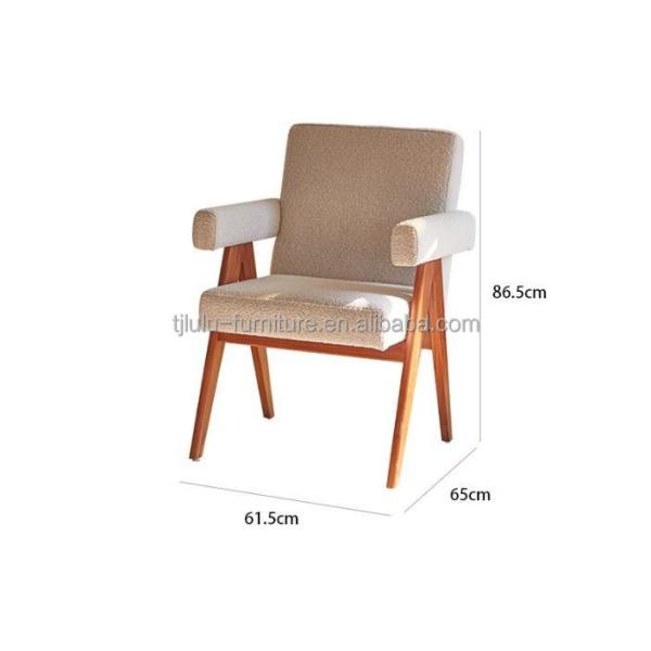 NO Folded Latest Design Home Furniture Upholstered Living Room Chair featuring Solid Wood Accent Chairs