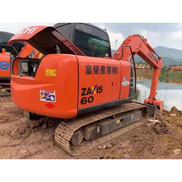6 pequeño excavador de Ton Fuel Saving Used ZX60 Hitachi