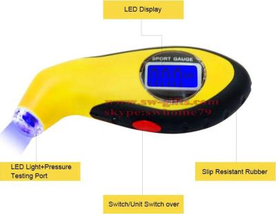 Diagnostic Tools tire pressure gauge Meter Manometer Barometers Tester Digital LCD Tyre Air For Auto Car Motorcycle Whee