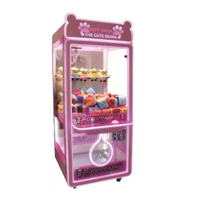 110V/220V Voltage Crane Plush Toy Doll Claw Stuffed Toy Game Machine com aceitador de dinheiro
