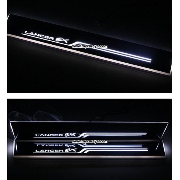 Mitsubishi Lancer car door welcome lights LED Moving Door sill Scuff for sale