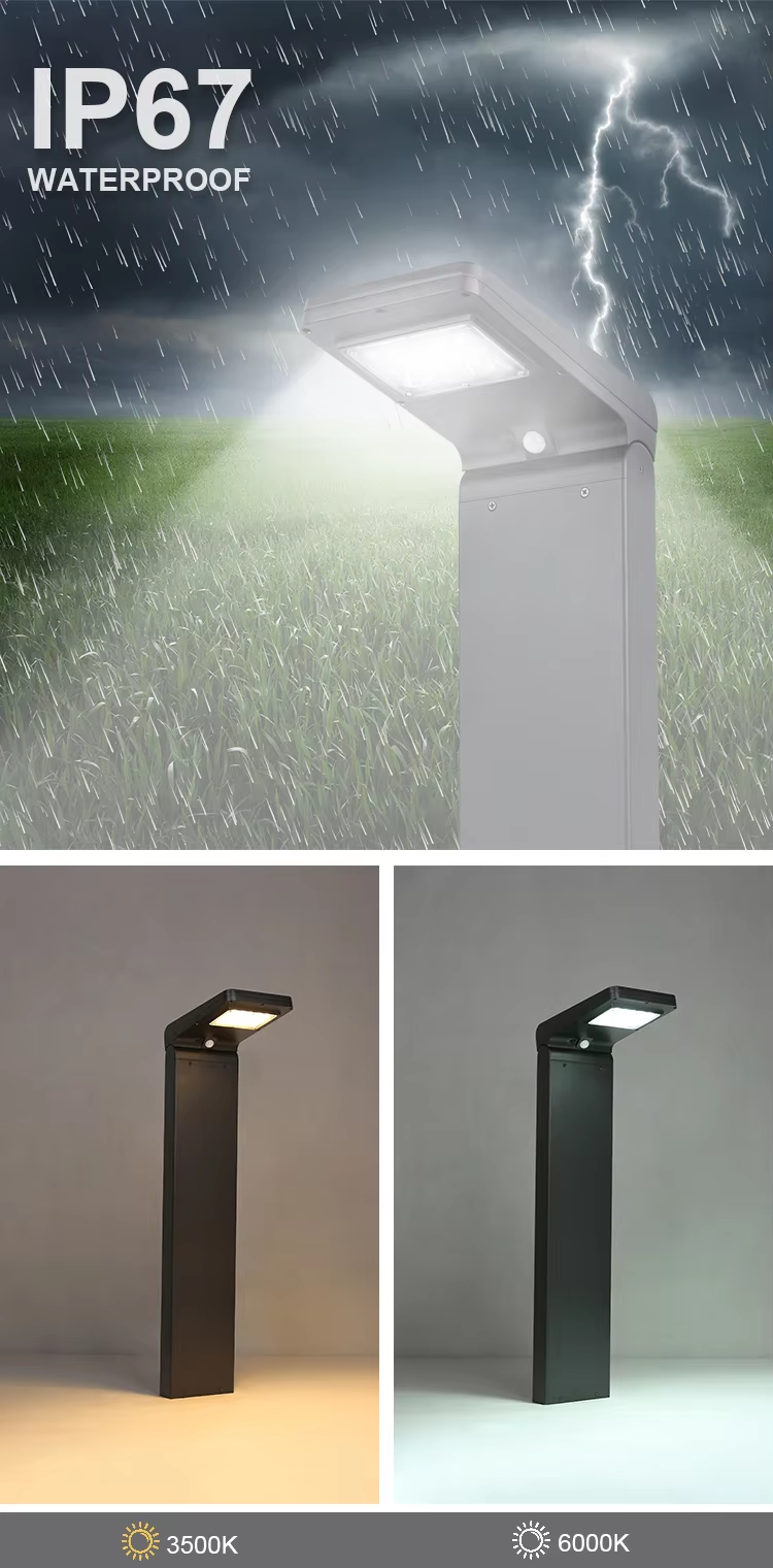 IP67 Waterproof Solar Garden Light - High-Brightness, Installation for Villa Gardens and Communities
