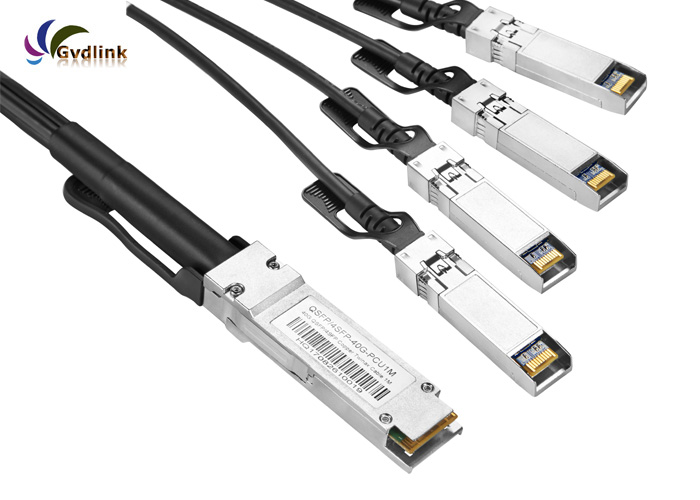 Кабель присоединения QSFP-4SFP10G-CU1M 40Gb/S 1M сразу
