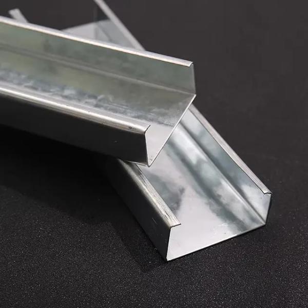 High Strength Galvanized Metal Framing Track 0.6mm Thickness & Corrosion Resistant