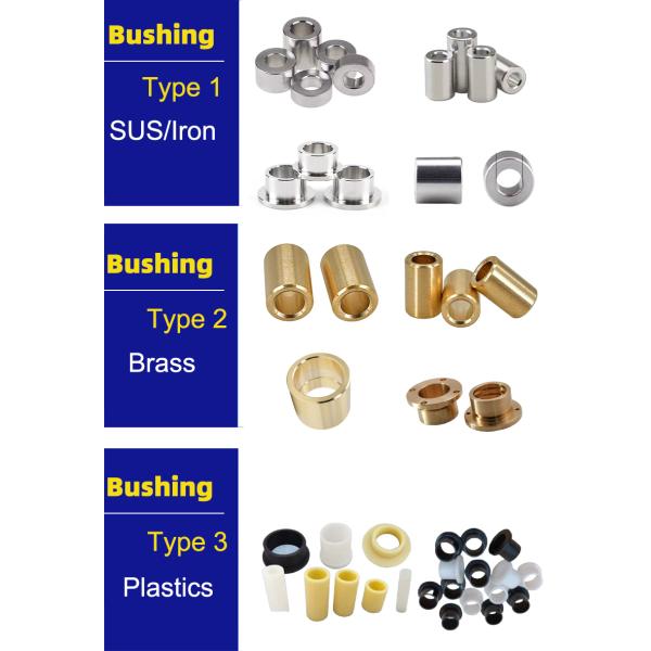Turning Aluminum CNC Billet Parts Brass Bushings Rubber Bronze Nylon Bushing