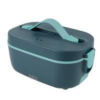 Calentador de alimentos eléctrico de 12V/24V/220V, fiambrera calefactable de 80W para trabajo/coche/camión, fiambreras térmicas para adultos con recipiente de acero inoxidable de 1,5L