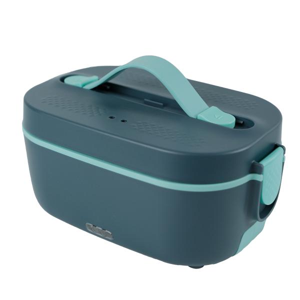 Calentador de alimentos eléctrico de 12V/24V/220V, fiambrera calefactable de 80W para trabajo/coche/camión, fiambreras térmicas para adultos con recipiente de acero inoxidable de 1,5L