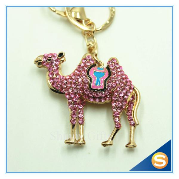 Animal Style Cute Camel Metal Key Chain Glod Plating Key Chain