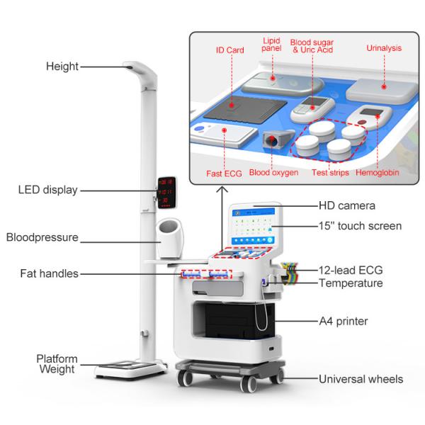 Streamlined Healthcare Physical Examination All-in-One Health Kiosk for Patients