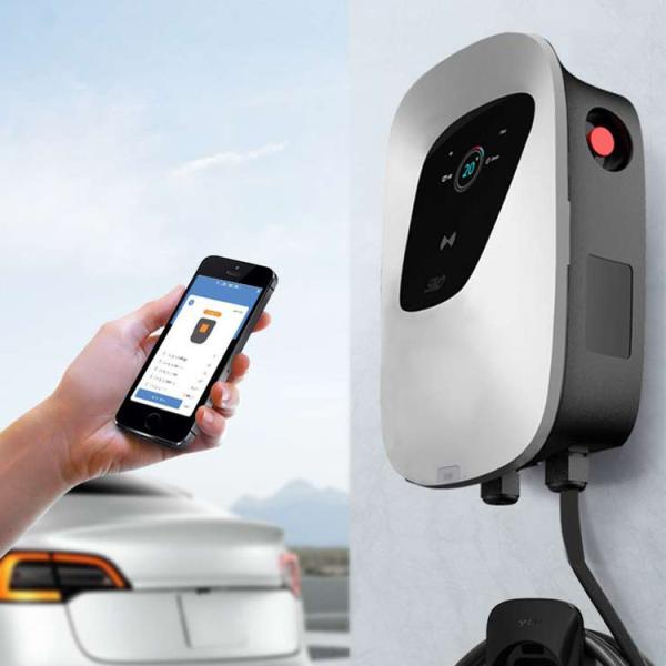 7 Kw Type 1 Ev Charger Wallbox Single Phase Smart Home Electric Car Charger Station