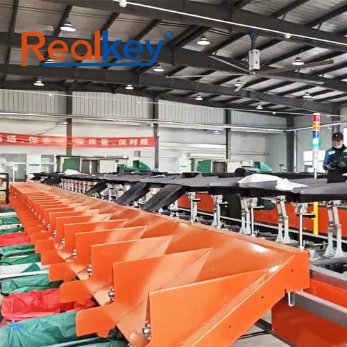 Automatic Package Sorting System Warehouse Sorting Systems Heavy Duty Tray Safety Design