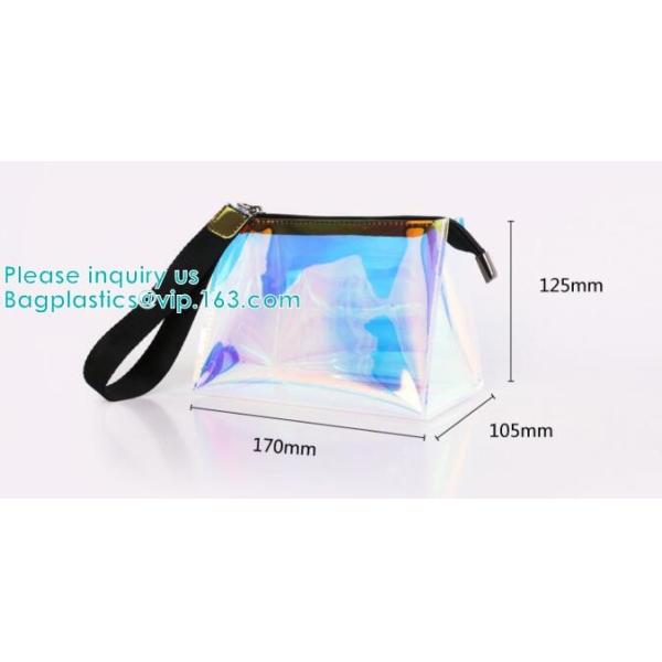 Custom Logo Shiny Holographic Cosmetic Bag Sets,Cosmetic Makeup Bag,Cosmetic Bag Travel,Fashion Accessories Holographic
