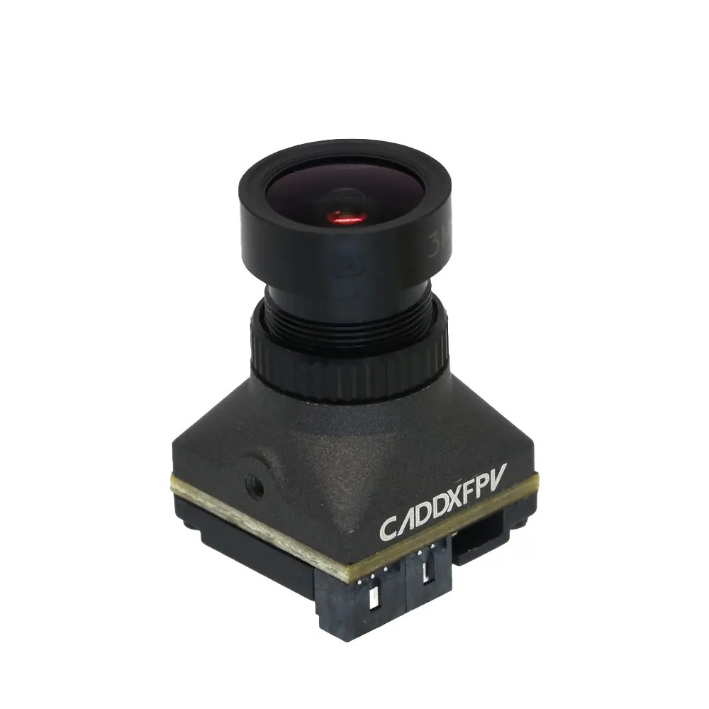 Caddx Ratel Pro 1500TVL BSI Sensor PAL/NTSC 2.8mm Ultra Light FOVD / CMOS FPV Starlight Night Vision Camera -Black