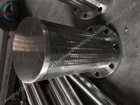Fio resistente Mesh Highly Corrosion Resistant Material da cunha que obstrui-se não
