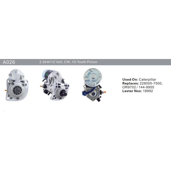 10 Teeth Cat Starter Motor 228000-7500 OR9702/144-9955