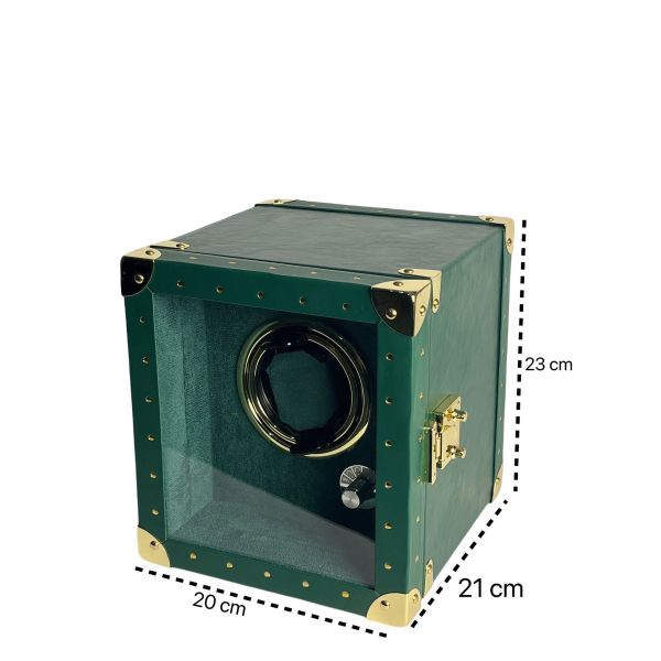 Automatic Mechanical Watch Winder Rotating Display Storage Box Single Turntable Case