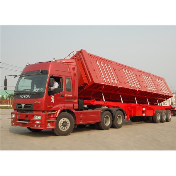 3 axle 40T 40 tons Side Tipper Trailer Hydraulic Cylinder Side Tipper Dump Semitrailer