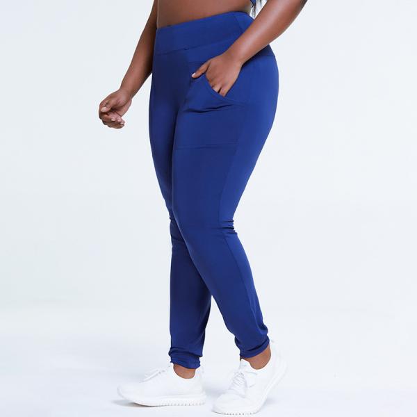 Calças de levantamento ancas L da ioga do tamanho do pêssego grandes - o esporte Nude das mulheres 4XL firmemente