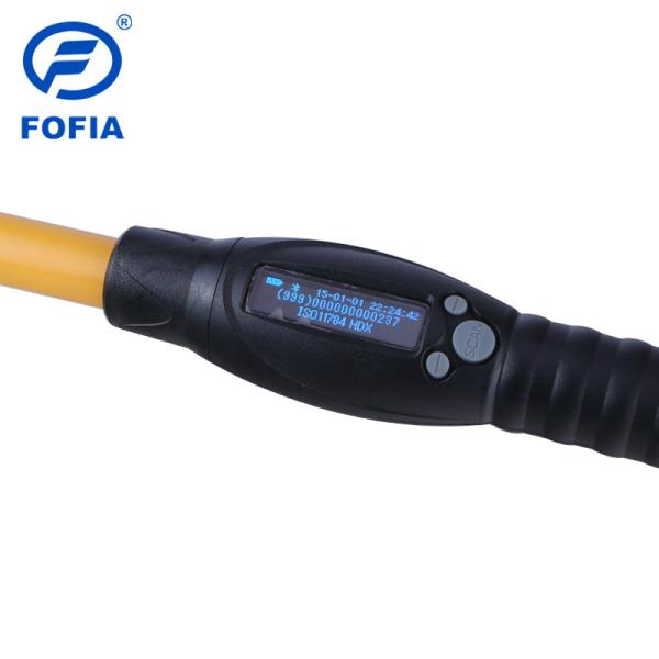 Portable RFID Stick Reader with Bluetooth 5 USB Type C Data Transmission and Long Range Reading for Livestock Management