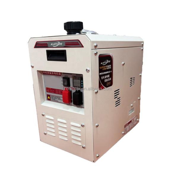 24v DC Gasoline Generator Iron Shell for Truck Parking Air Conditioning Battery Charging
