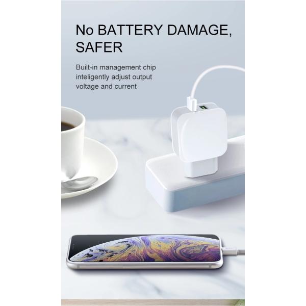 European USB Fast Wall Charger 240V 18w USB Charger Adapter