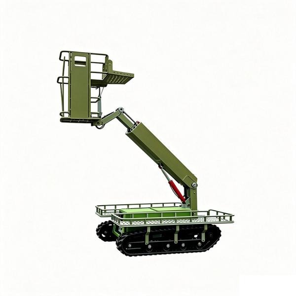 Wetland Conservation Towable Construction Boom Lift 50 Ft 48V Single Person