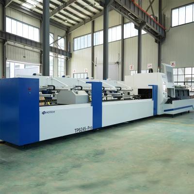 High Precision CNC Tube Laser Cutter with ± 0.03mm Accuracy, Fiber Laser Source, and Cypcut Control Software