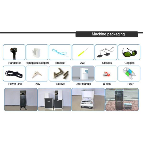 808nm-810nm Multifunctional Beauty Machine Stationary Style ROHS TGA Approved