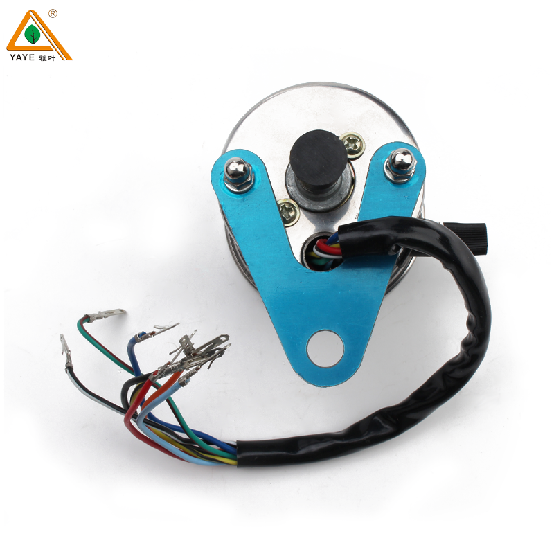 New Retro Modified 12v Three Light Two Mileage LED Digital Instrument Display Waterproof Motorcycle Speedometer