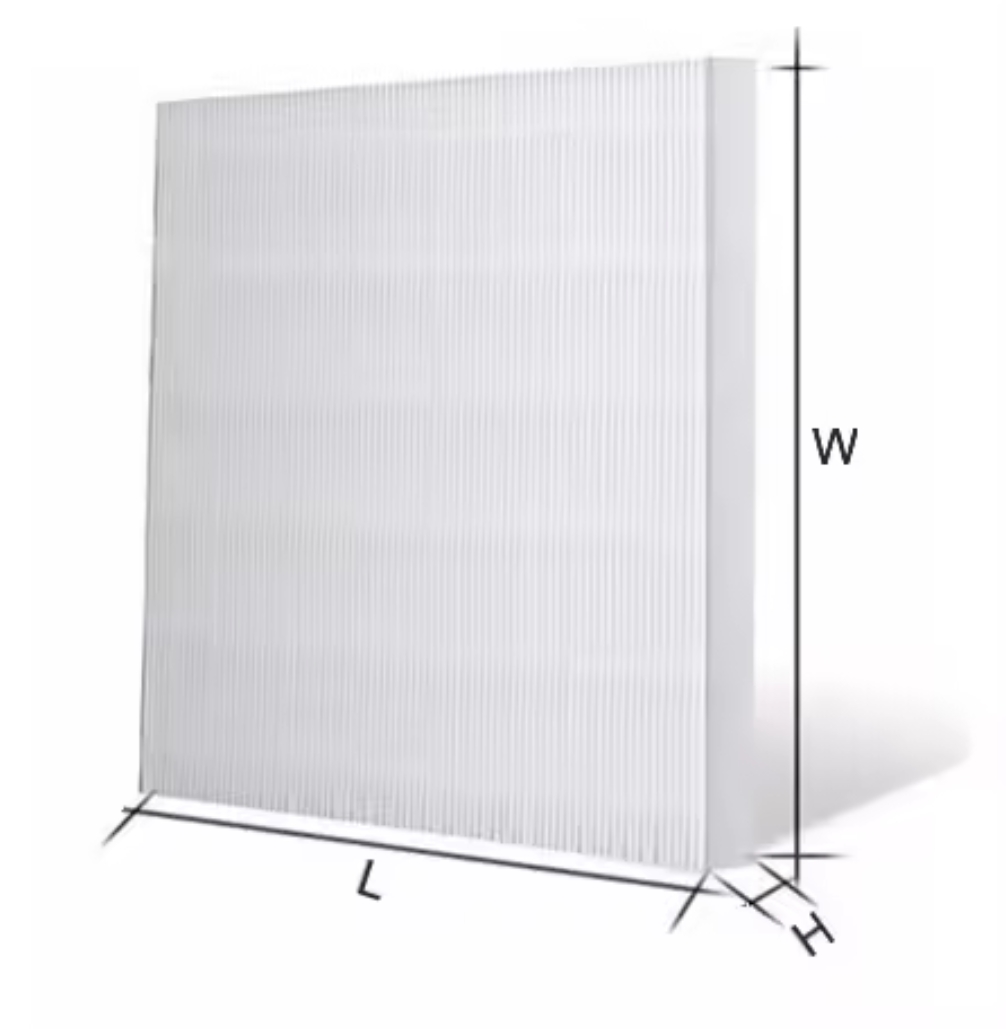 H13 Hepa Filter Roll с синтетическими фильтрами воздуха для применения при высоких температурах