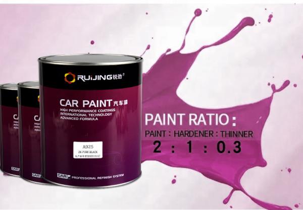 1K Lemon Yellow Car Paint Repairing Resin Metallic Lacquer CAS 9003-01-4