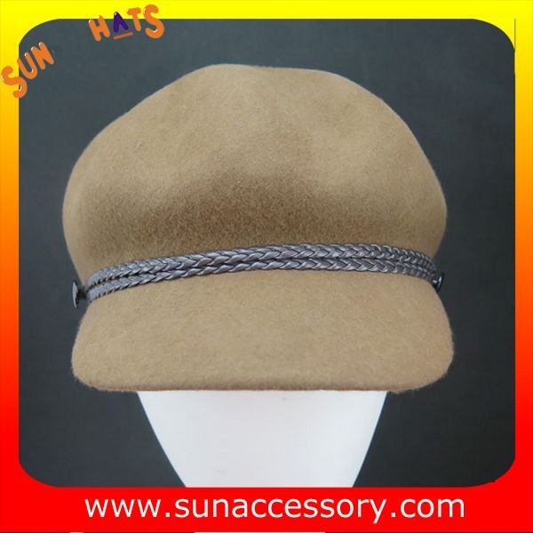 2274 Sun Accessory customized fashion winter wool felt cowboy hats ,women hats