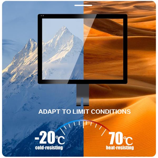 15 Inch 16:9 Resolution Waterproof Capacitive Touch Screen Panel for Outdoor and Laptop Use