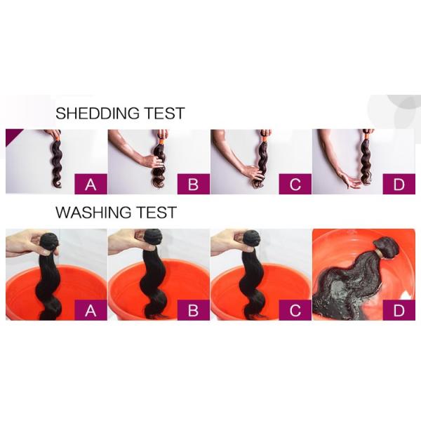 Естественный цвет приглаживает человеческие волосы 95-105г 100% бразильские с полной надкожицей